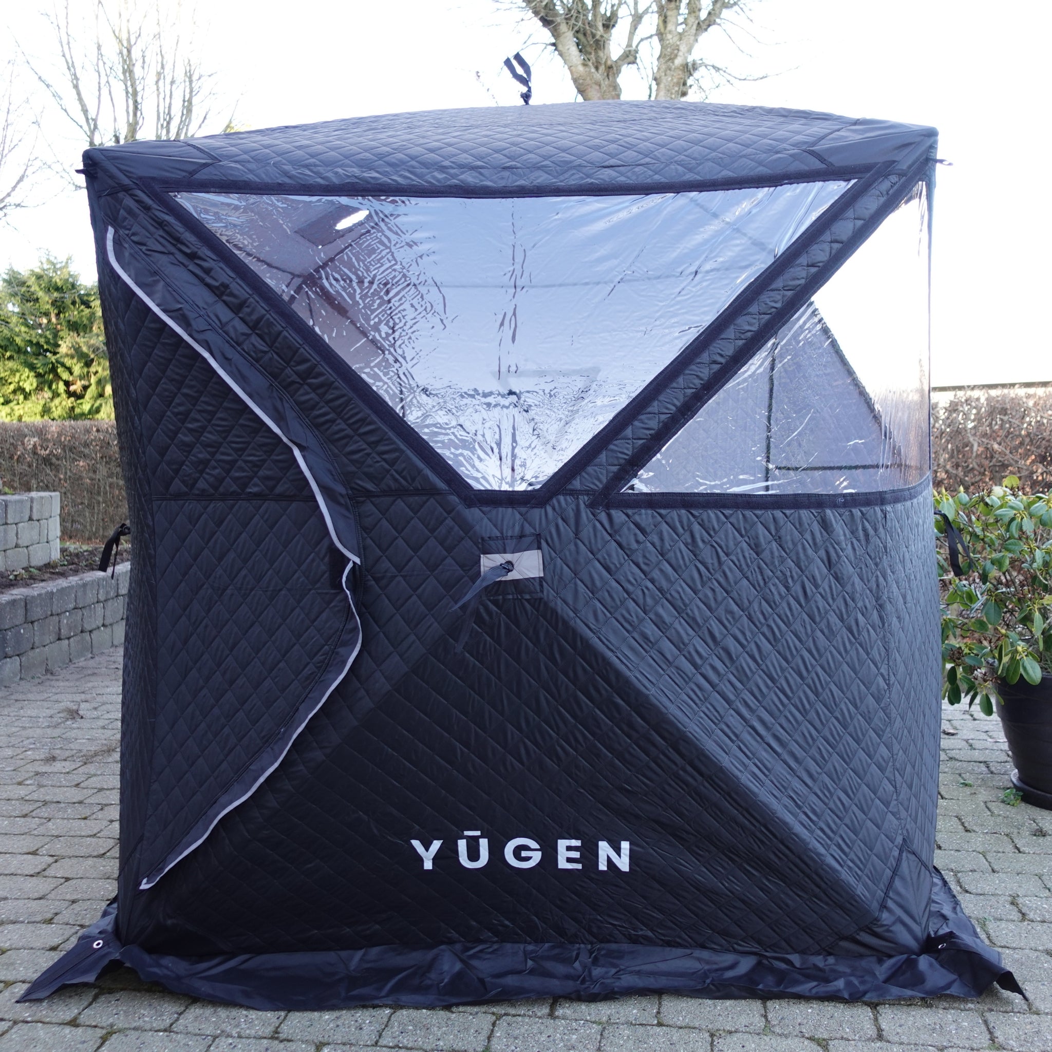 YŪGEN SAUNATELT MED OVN, SAUNAHUER OG SPAND (FORUDBESTILLING)